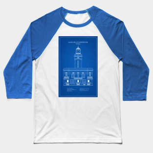 Sand Hills Lighthouse - Michigan - AD Baseball T-Shirt